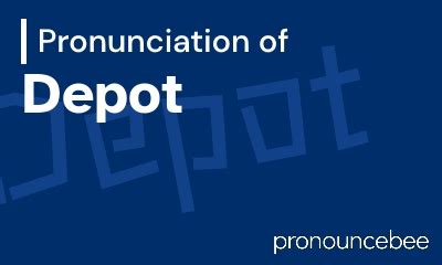 depot pronunciation|how to pronounce cialis.
